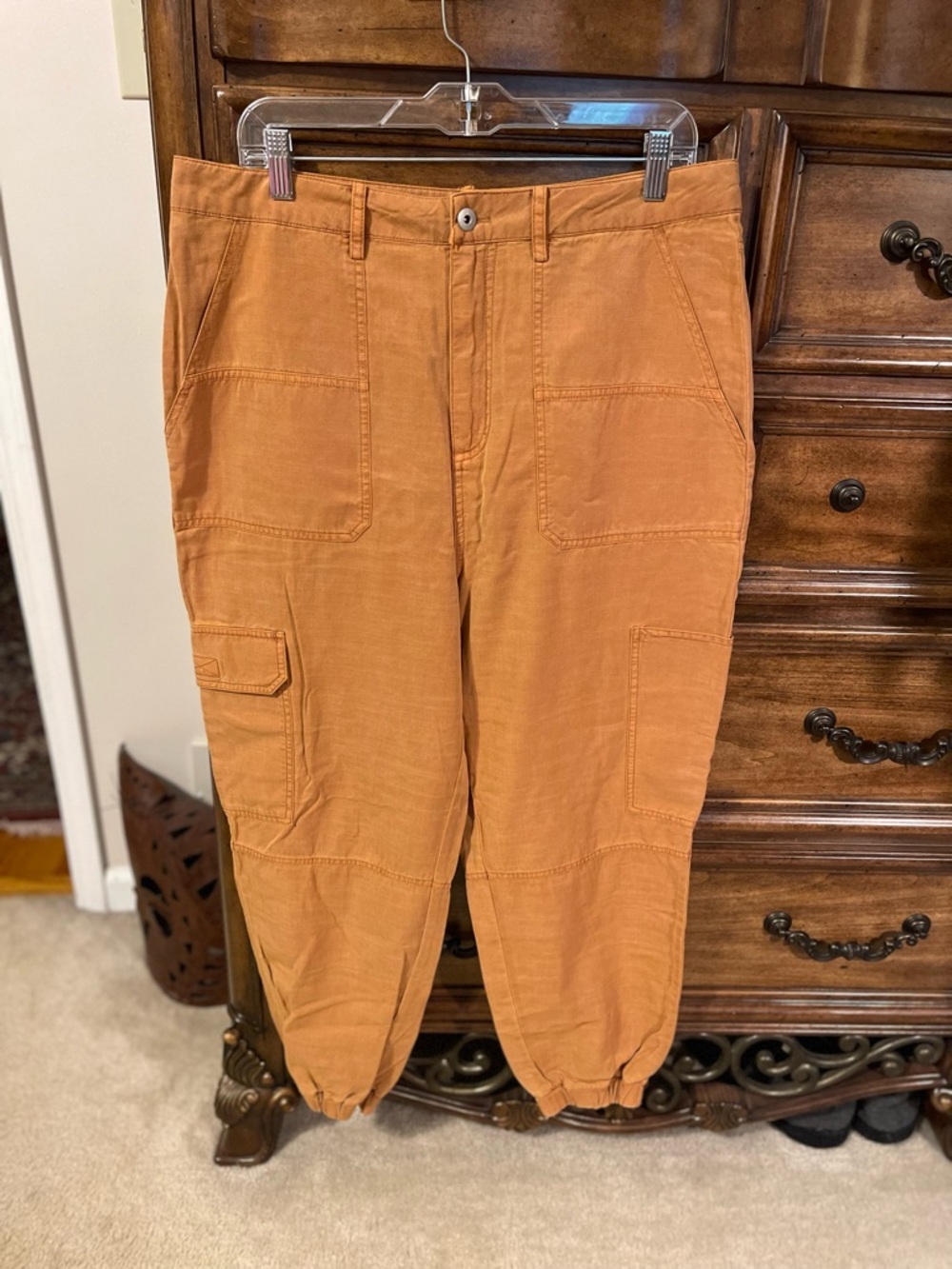 Women’s Rust Cargo Jogger Pants by Avec Les Filles for Anthropologie
